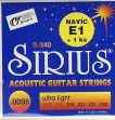 Sirius struny akustická kytara kovové 09 S340